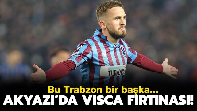 Bu Trabzon bir baka: Akyaz'da Edin Visca frtnas!