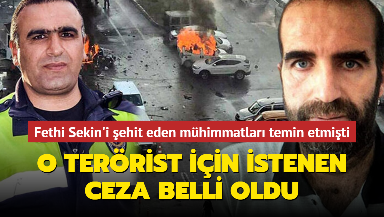 İzmir'de Fethi Sekin'i şehit eden mühimmatları temin etmişti! O terörist için istenen ceza belli oldu
