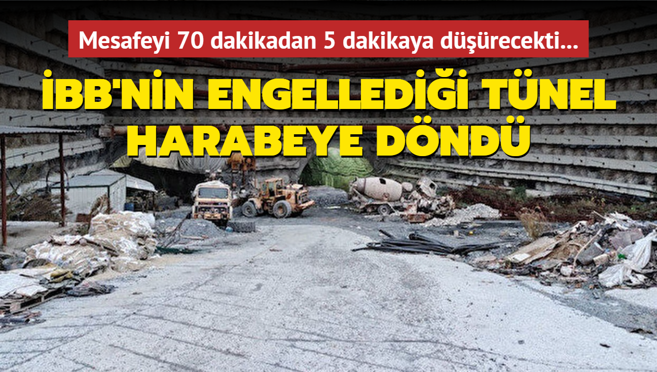 Mesafeyi 70 dakikadan 5 dakikaya drecekti... BB'nin engelledii tnel harabeye dnd