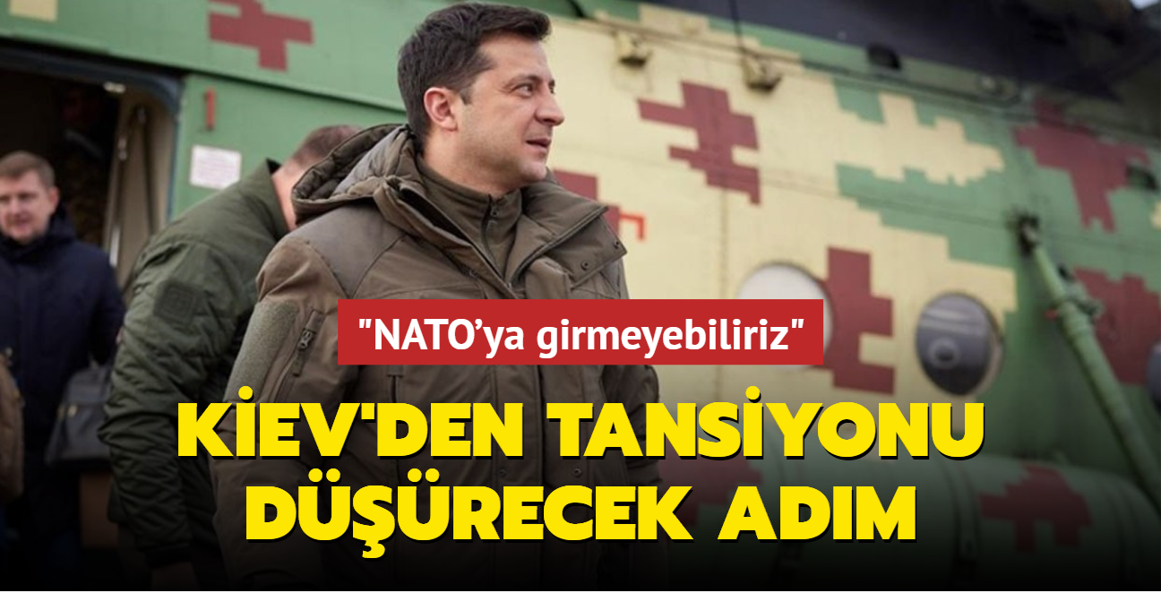 Ukrayna'dan tansiyonu drecek adm: NATO'ya girmeyebiliriz