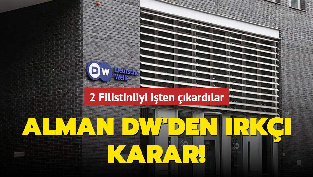 Alman DW'den rk karar! 2 Filistinliyi iten kardlar