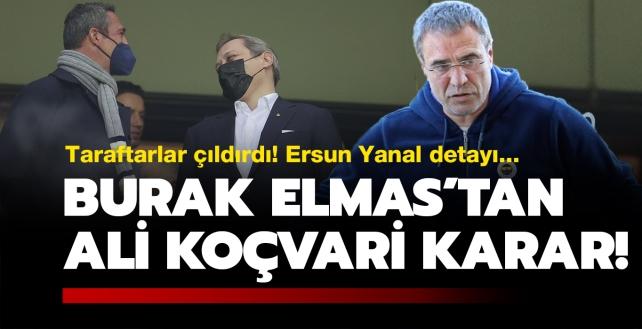 Burak Elmas'tan Ali Kovari karar! Galatasarayl taraftarlar lgna dnd! Ersun Yanal detay...