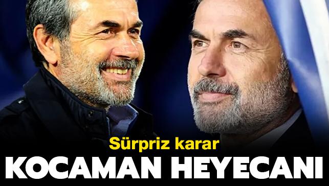 Aykut Kocaman heyecan! Srpriz Sper Lig karar