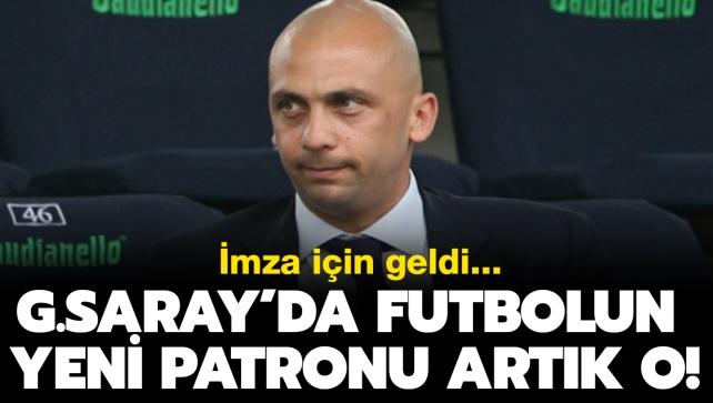 Galatasaray'da fla imza: Futbol artk Pasquale Sensibile'ye emanet!