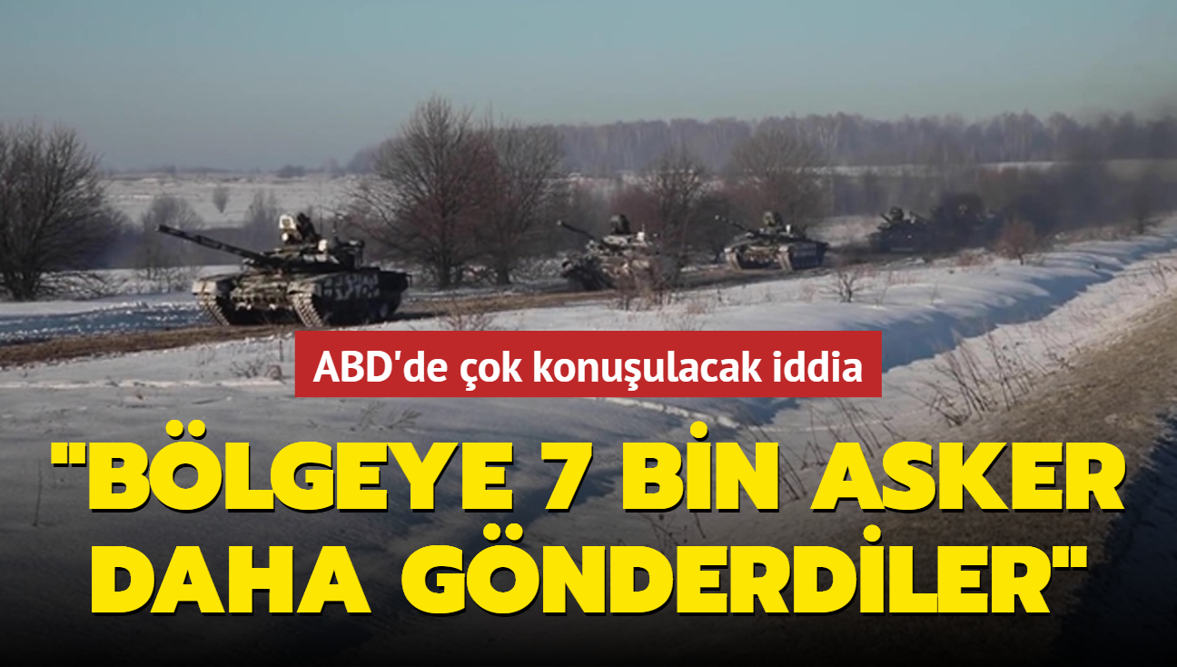 ABD'de ok konuulacak iddia: Blgeye 7 bin asker daha gnderdiler