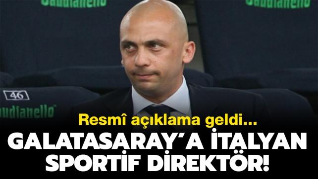 Galatasaray, Pasquale Sesibile'nin sportif direktrle getirildiini aklad