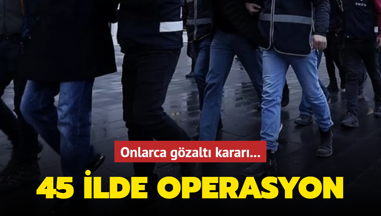 FET/PDY'ye 'mahrem imam' operasyonu: 45 ilde 114 gzalt