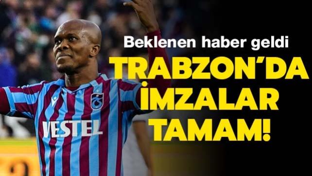 Anthony Nwakaeme'de Trabzonsporlularn bekledii haber geldi