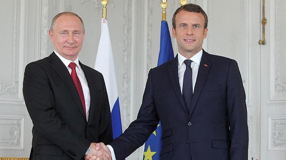 Diplomasi trafii sryor: Putin ve Macron yarn telefonda grecek