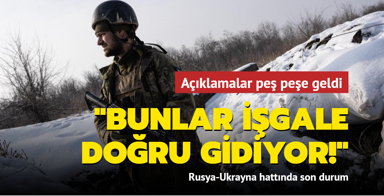 Aklamalar pe pee geldi... Rusya-Ukrayna hatt snyor: Bunlar igale doru gidiyor!