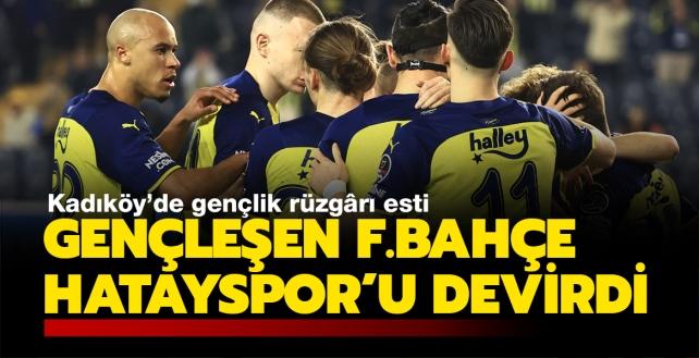 Genleen Fenerbahe, Ataka Hatayspor'u penaltlardan bulduu gollerle devirdi