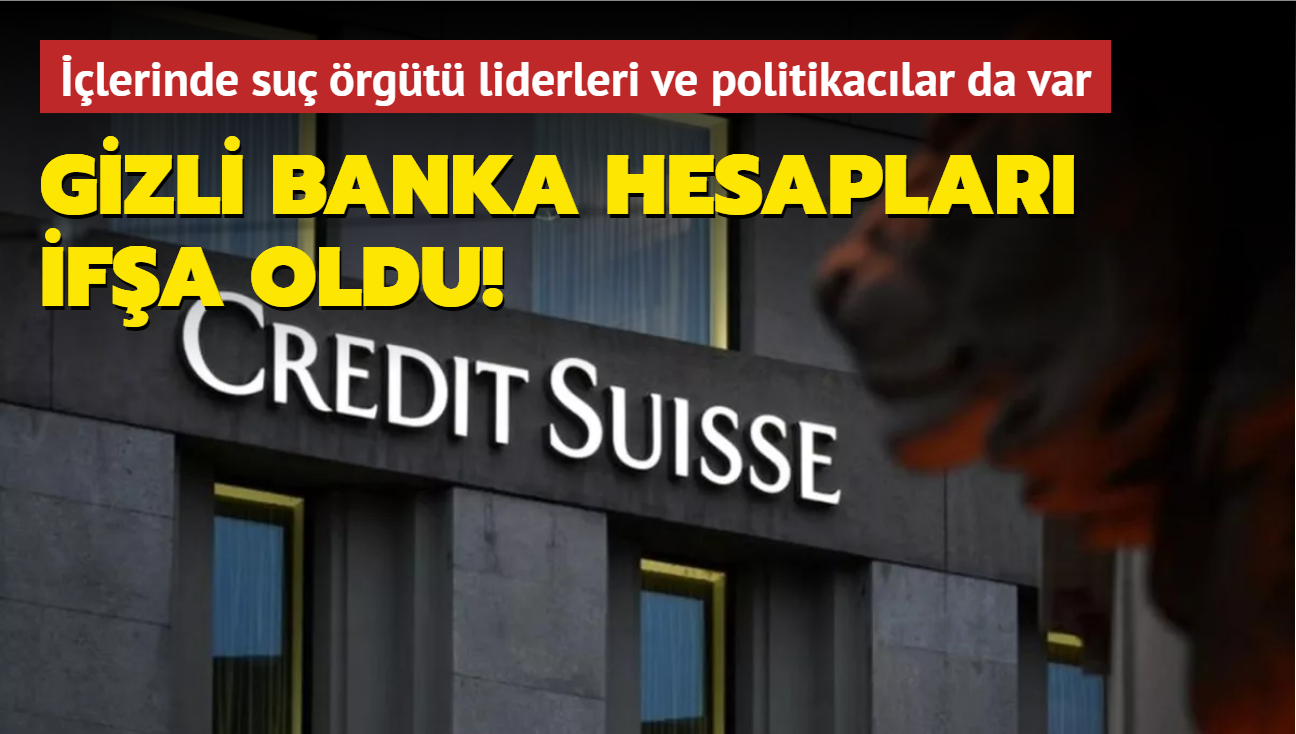 Gizli banka hesaplar ifa oldu! lerinde su rgt liderleri ve politikaclar da var