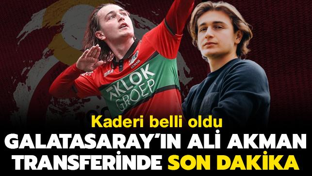 Galatasaray'n Ali Akman transferinde son dakika! Kaderi belli oldu