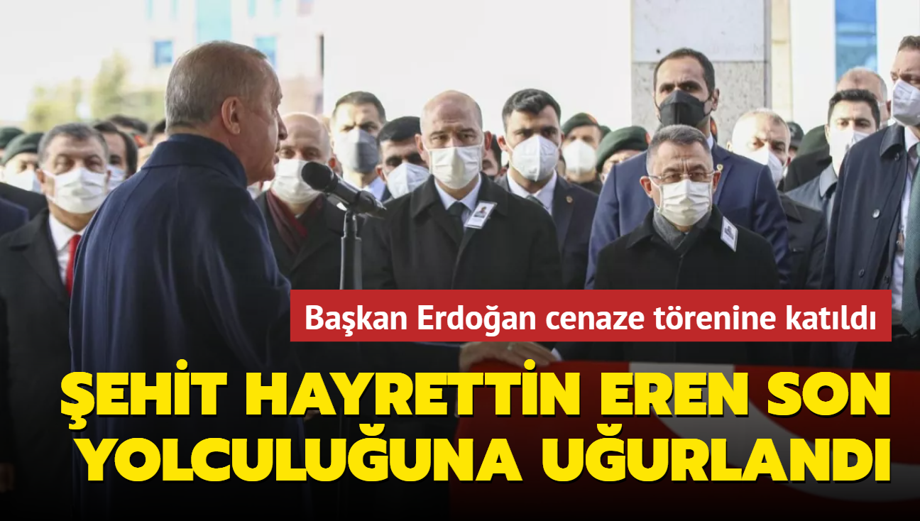 ehit Hayrettin Eren son yolculuuna uurland... Bakan Erdoan cenaze trenine katld