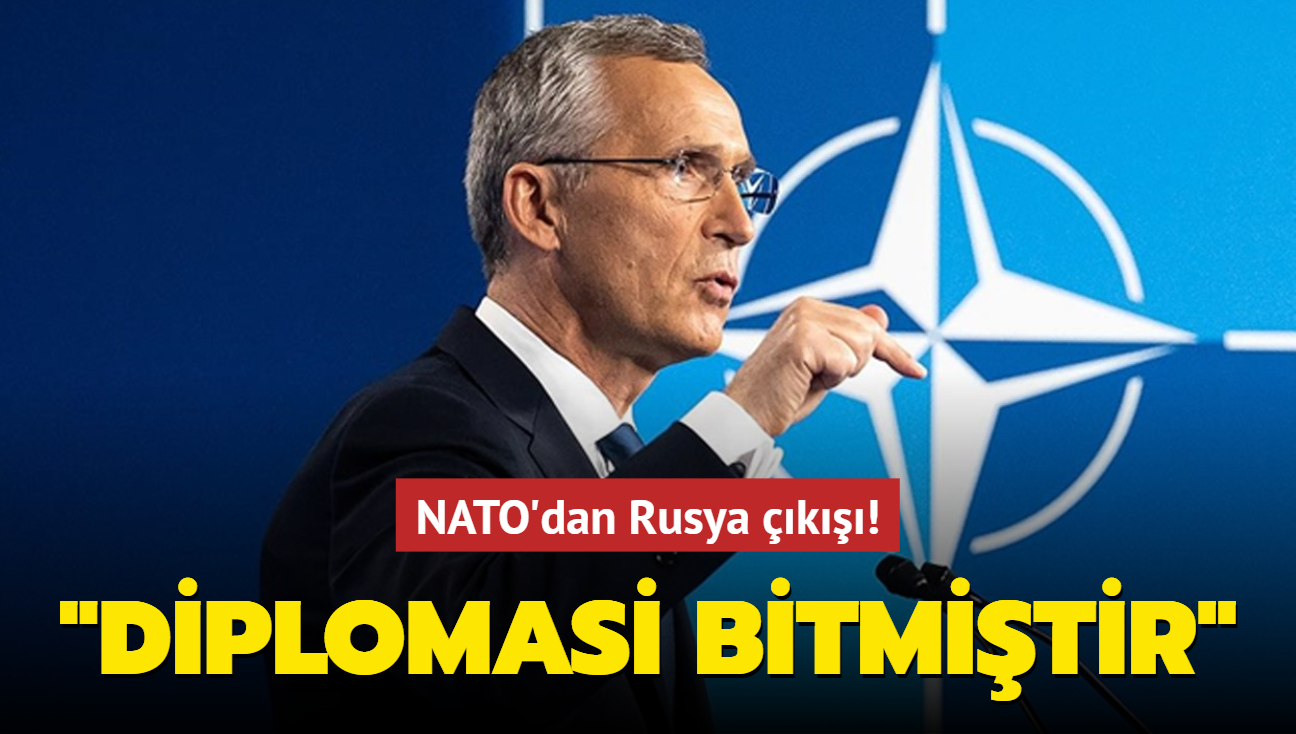NATO Genel Sekreteri Stoltenberg: Diplomasi bitmitir