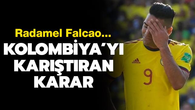 Radamel Falcao krtaj kart kt! Kolombiya'y kartran karar