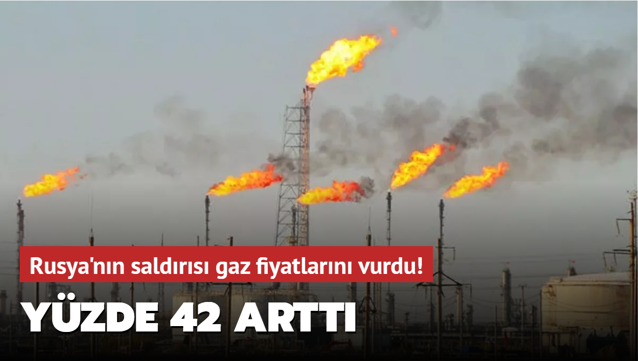 Rusya'nn Ukrayna'ya saldrmas Avrupa gaz fiyatlarn etkiledi