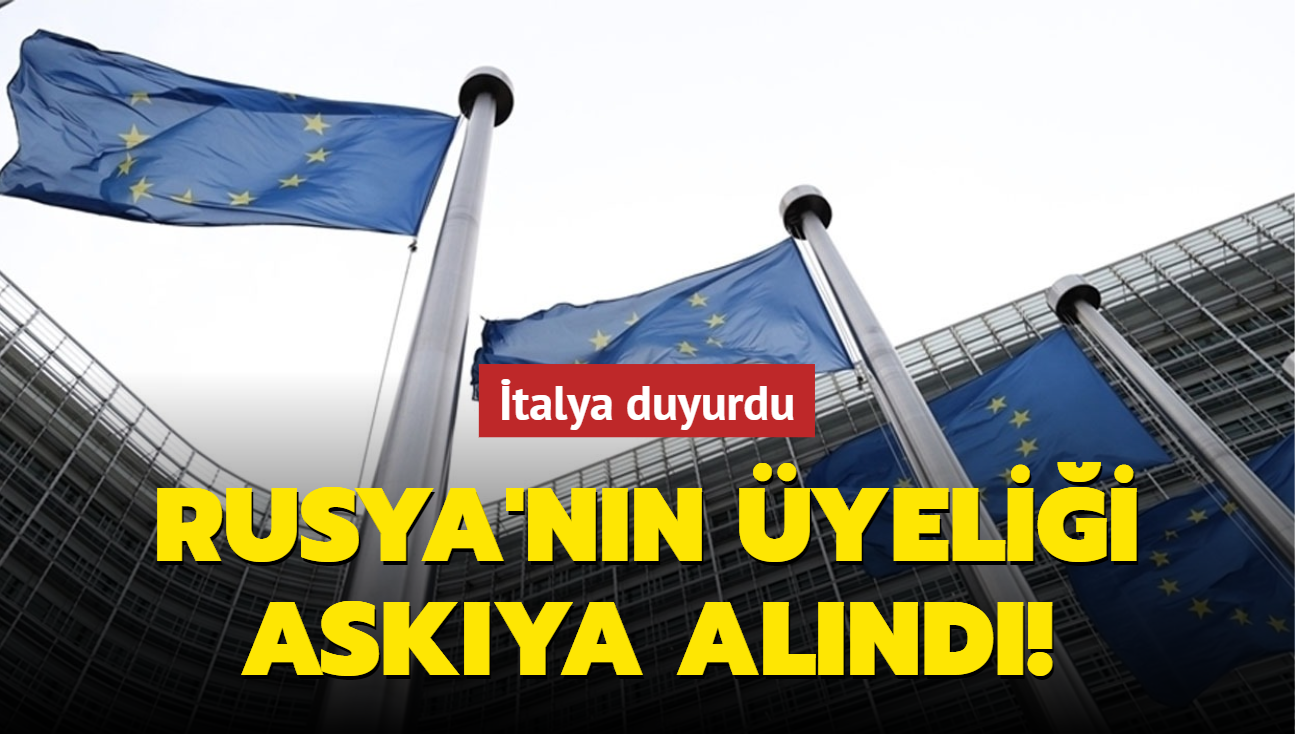 talya duyurdu: Rusya'nn yelii askya alnd