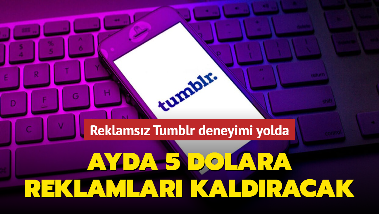 Tumblr, platformu reklamsz kullanma seenei getiriyor