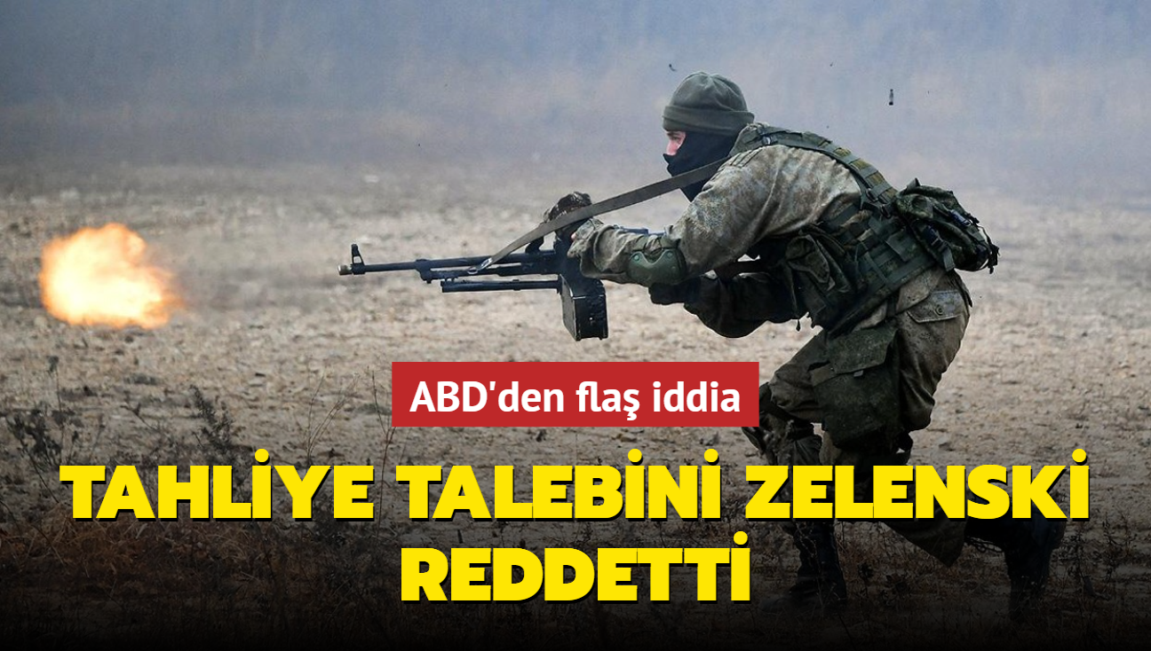 ABD'den fla iddia! Tahliye talebini Zelenski reddetti