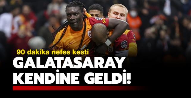 90 dakika nefes kesti: Galatasaray kendine geldi!