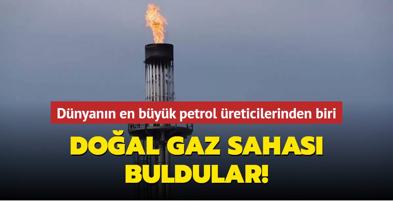 Dnyann en byk ham petrol reticilerinden biri... Doal gaz sahas buldular!