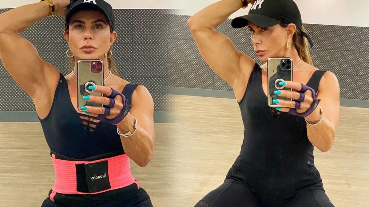 Sosyal medyann fitness modeli Andrea Sunshine'nin yan duyanlar kulaklarna inanamad!