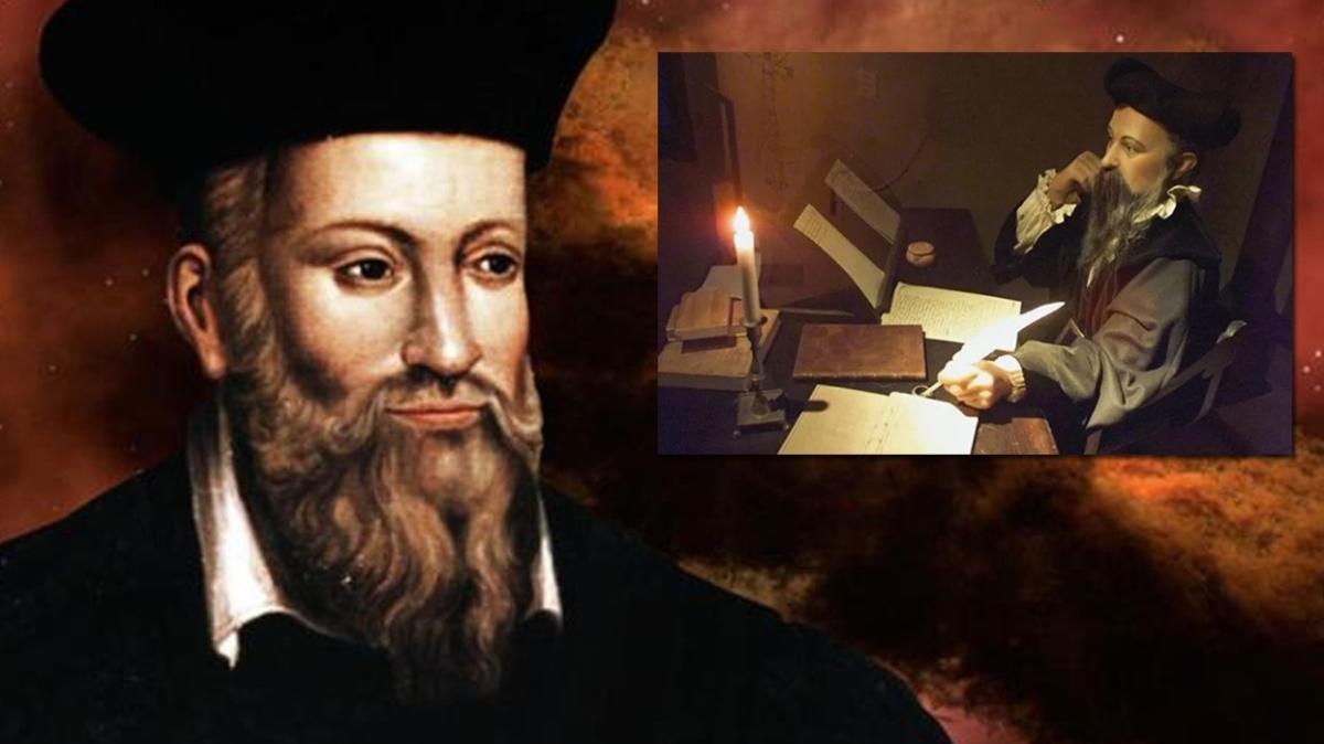 Khinlerin babas olarak biliniyor! 3. Dnya Sava iin tarih veren Nostradamus'dan rkten detay