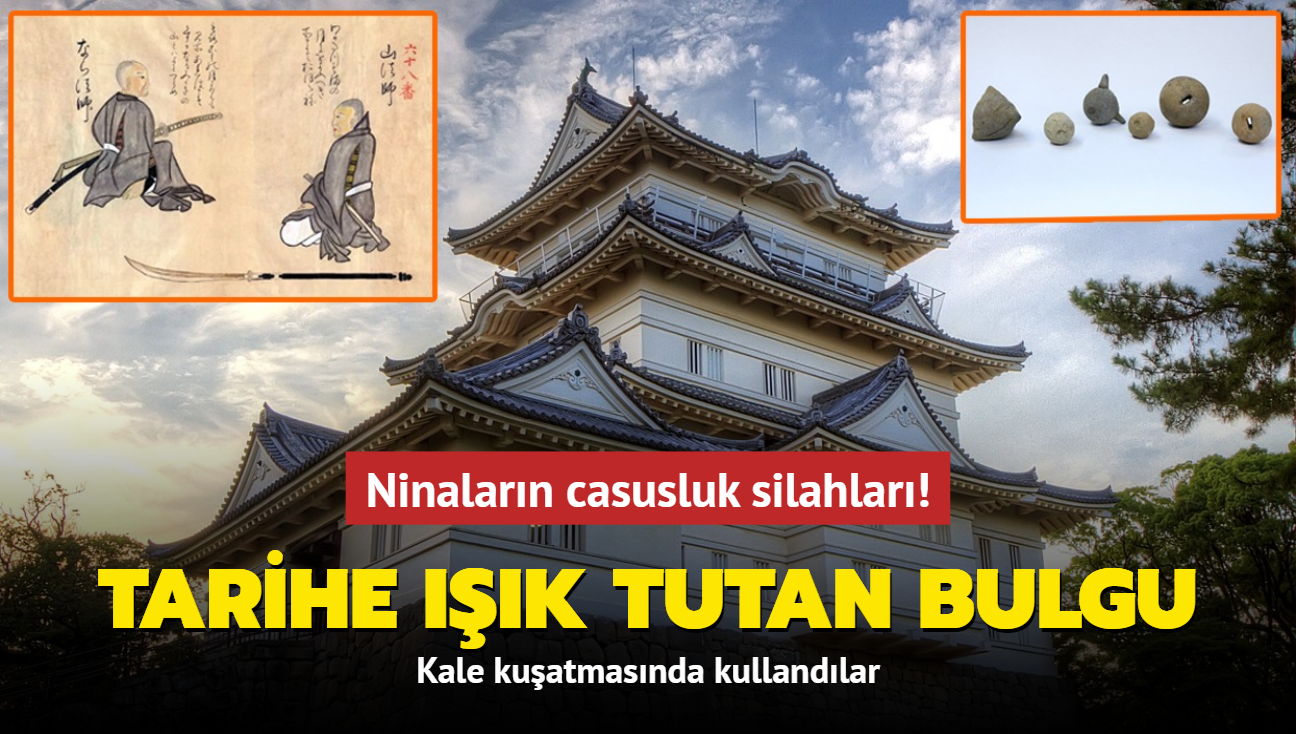 Japonya'da bulundu... Ninjalarn casusluk silahlar tarihe k tutuyor!