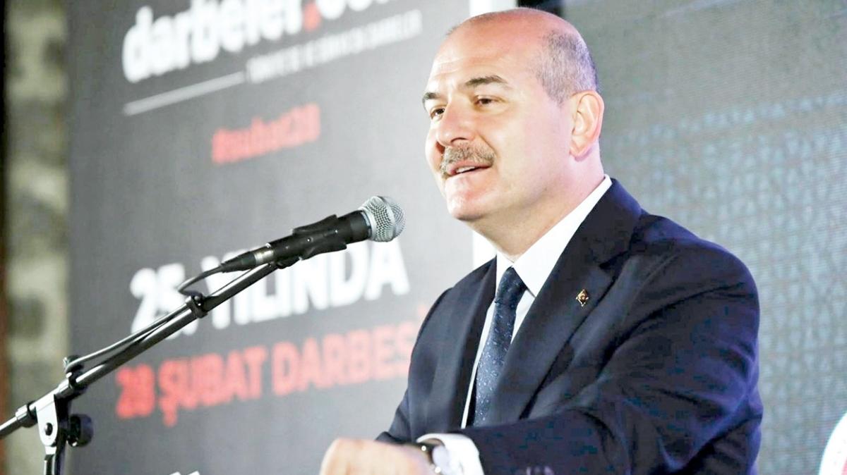 ileri Bakan Sleyman Soylu: 28 ubat ittifaknn bize zarar olamaz