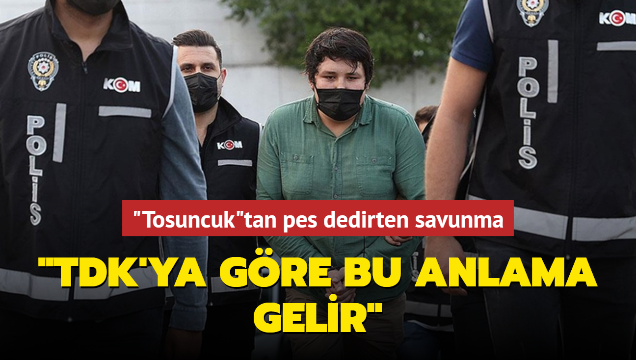 'Tosuncuk' lakapl Mehmet Aydn'dan pes dedirten savunma: 'TDK'ya gre bu anlama gelir'