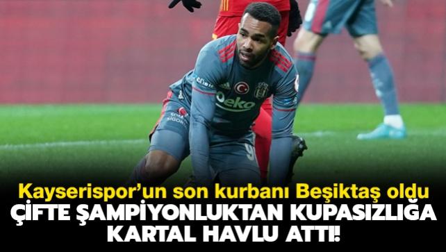 Kayserispor'un son kurban Beikta: Kartal Trkiye Kupas'nda havlu att