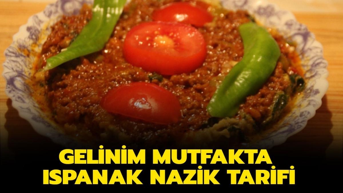 Ispanak nazik tarifi ve malzemeleri burada! Gelinim Mutfakta spanak nazik nasl yaplr"