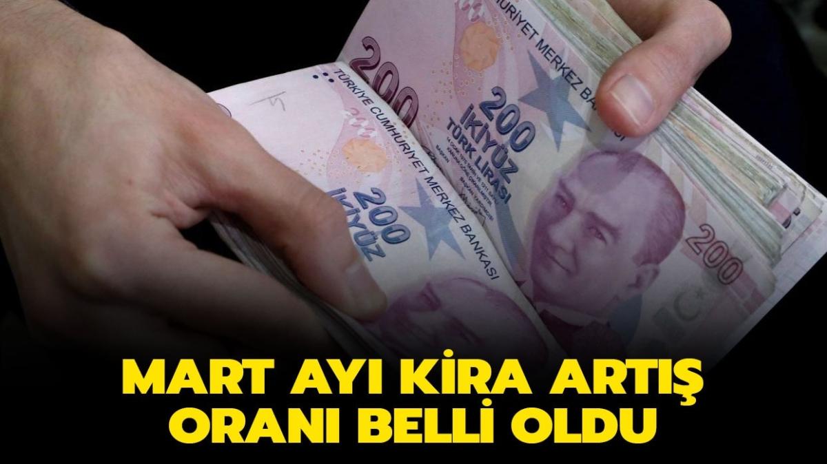 SON DAKKA: Mart kira art oran 2022 ne kadar" TK kira art oran yzde ka artt"