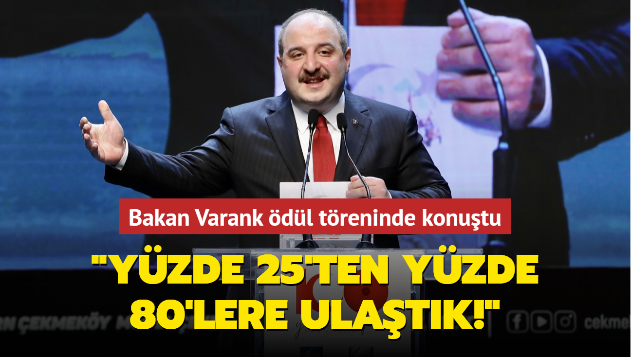 Bakan Varank dl treninde konutu: Yzde 25'ten 80'lere ulatk!