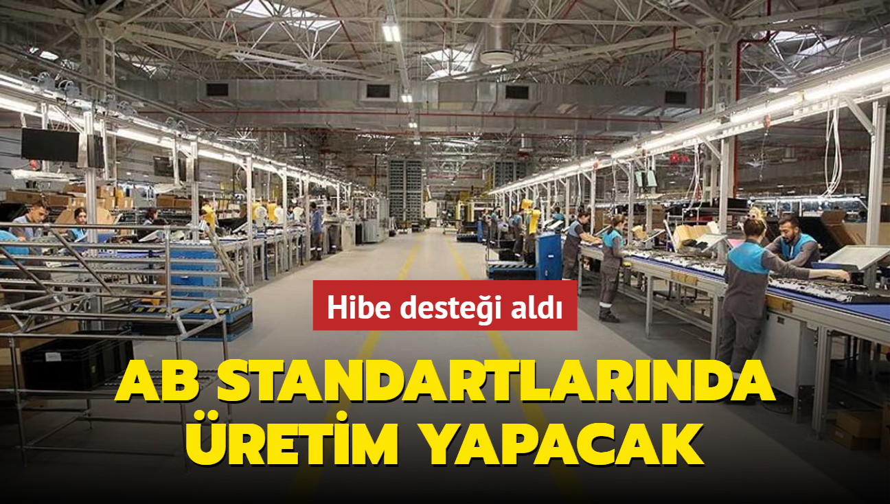 Hibe destei ald: AB standartlarnda retim yapacak