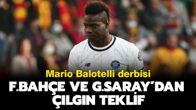 Mario Balotelli derbisi! Fenerbahe ve Galatasaray'dan lgn teklif...