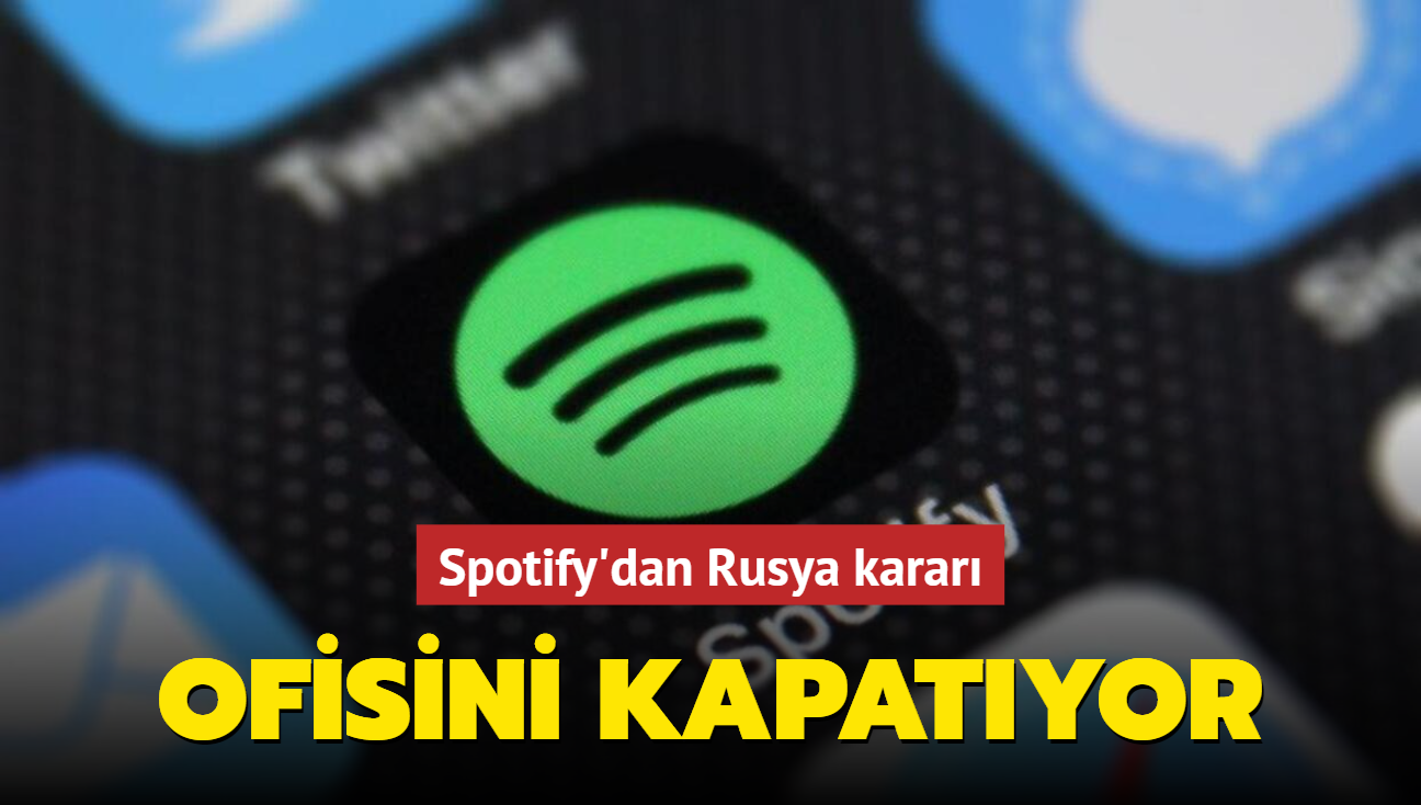Spotify, Rusya ile ilgili yeni bir yaptrm karar ald