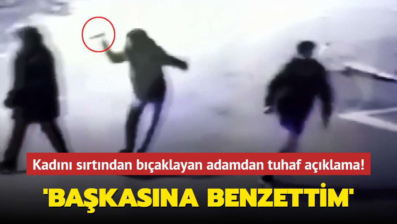 Kadn srtndan baklayan adamdan oke eden aklama! 'Bakasna benzettim'