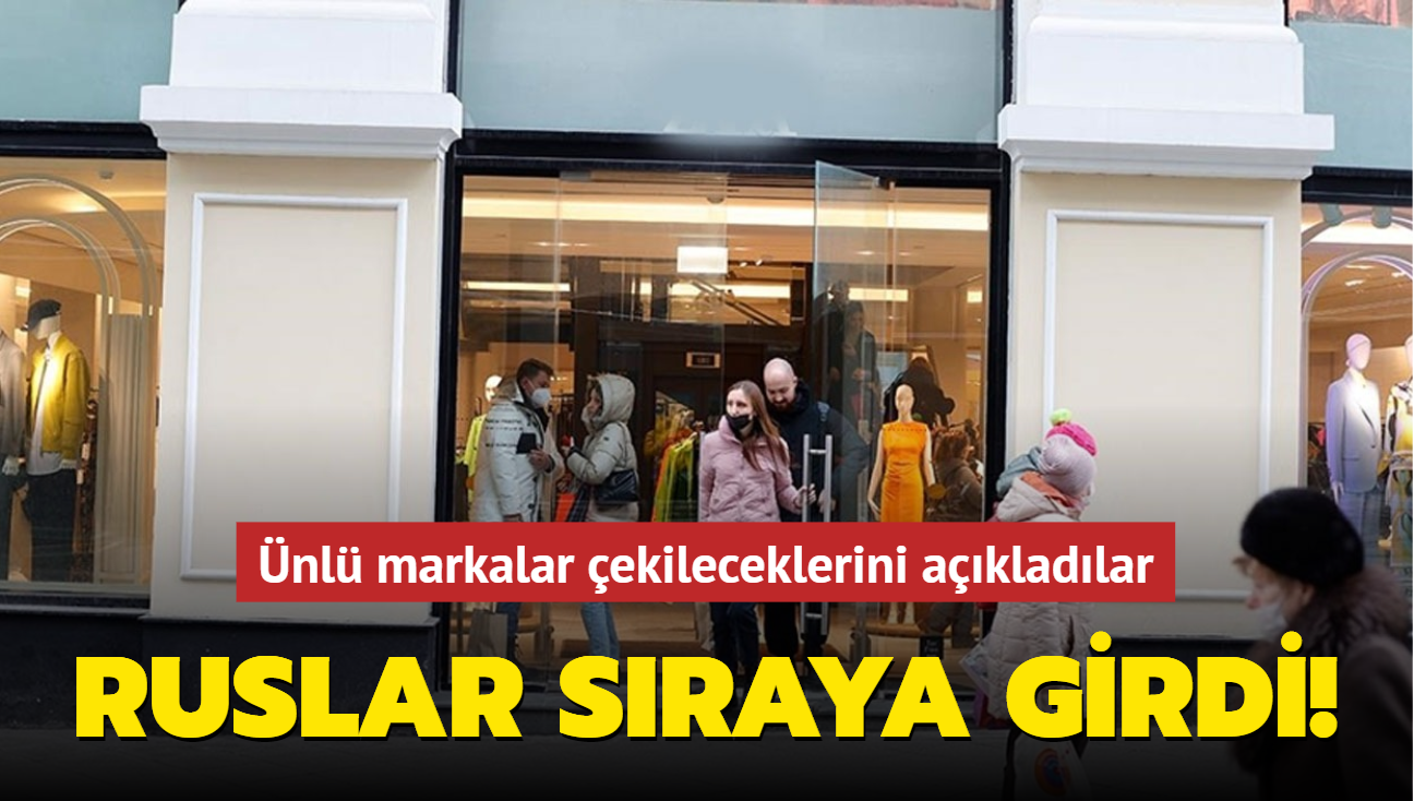 nl markalar ekileceklerini akladlar... Ruslar sraya girdi!