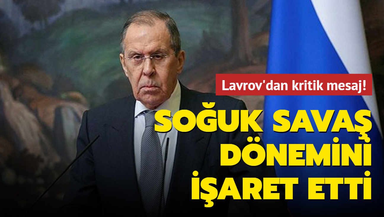 Lavrov'dan kritik mesaj! Souk Sava dnemini iaret etti