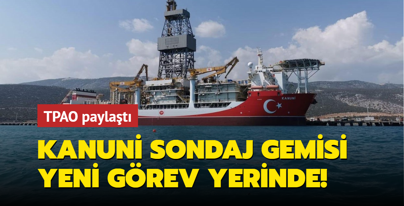 TPAO paylat: Kanuni sondaj gemisi yeni grev yerinde!