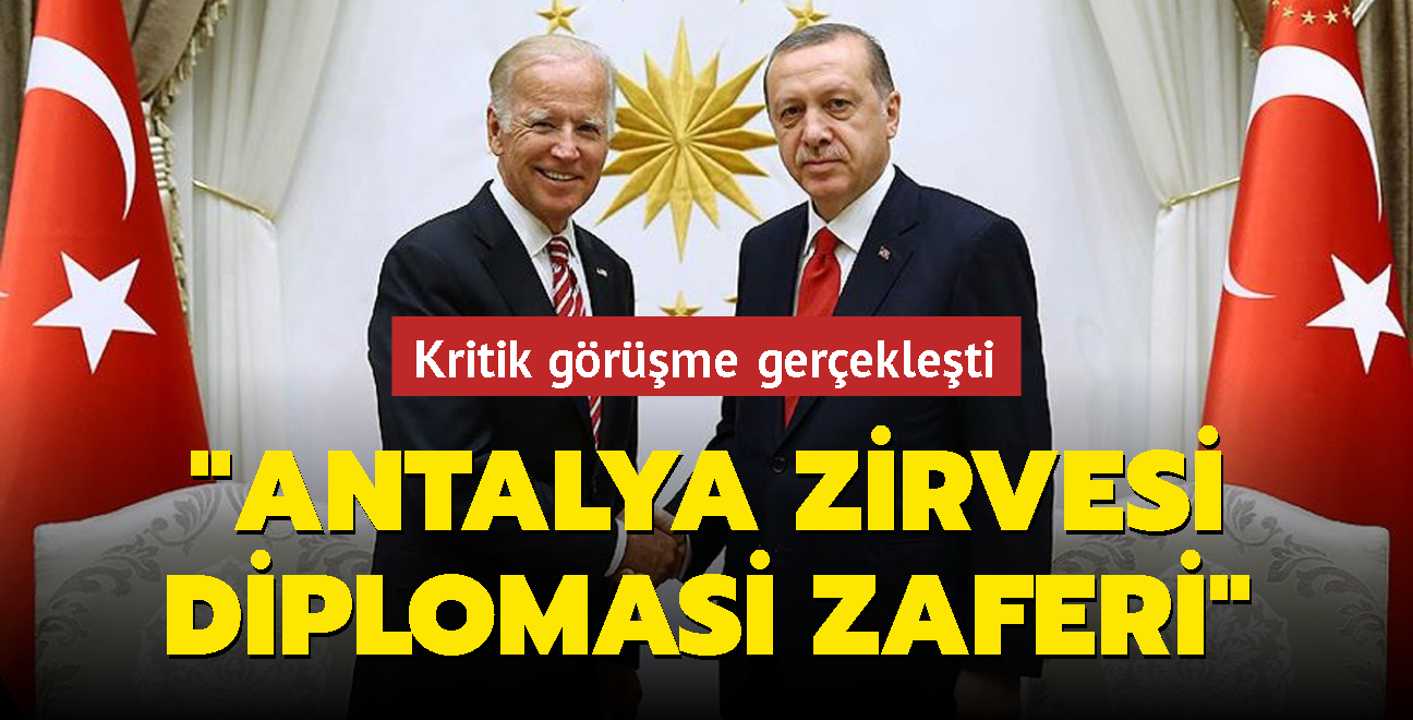 Diplomasi trafii aralksz sryor! Bakan Erdoan Biden ile grt