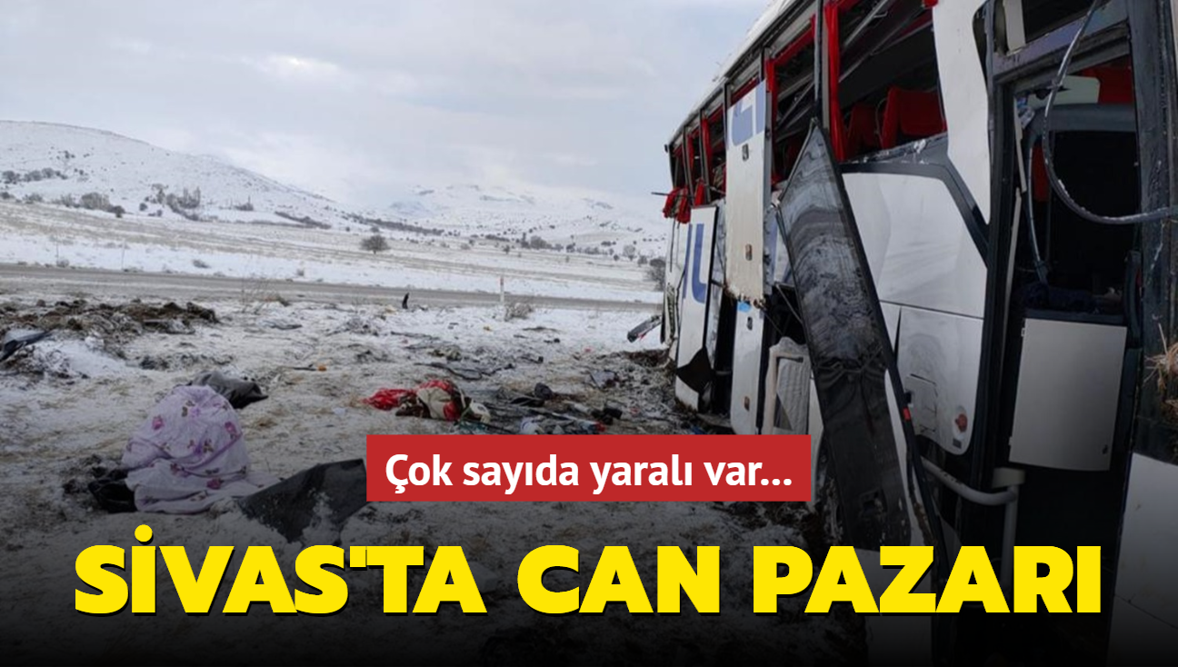 Sivas'ta can pazar: ok sayda yaral var