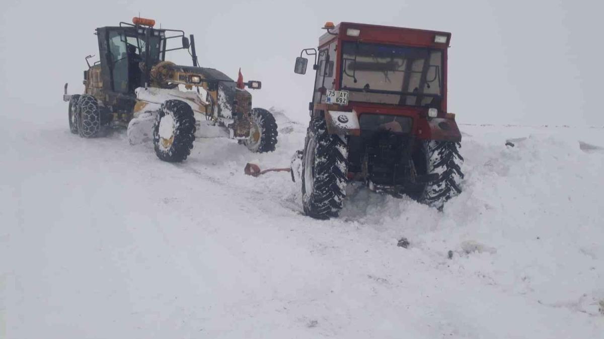 Ardahan'da kar onlarca ky yolunu kapatt