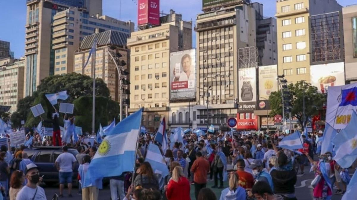 Arjantin'de IMF ile yaplan anlama protesto edildi