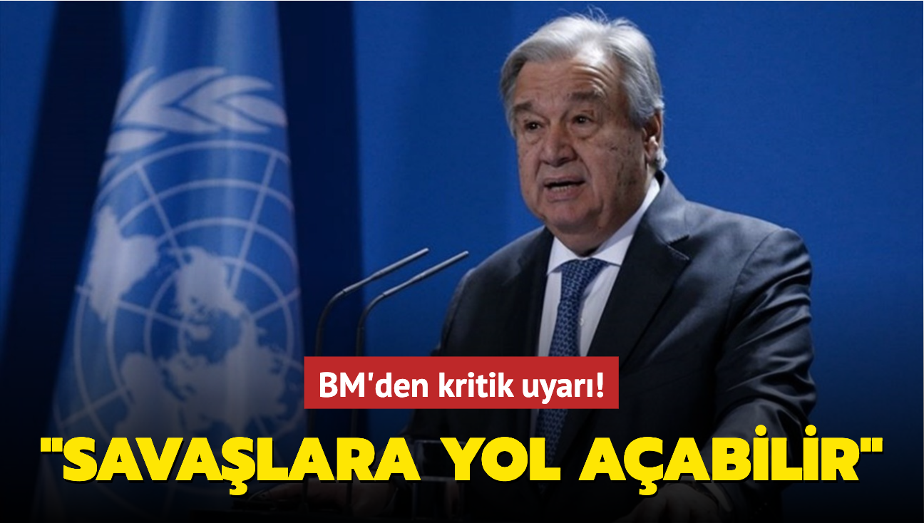 BM'den kritik uyar: Savalara yol aabilir