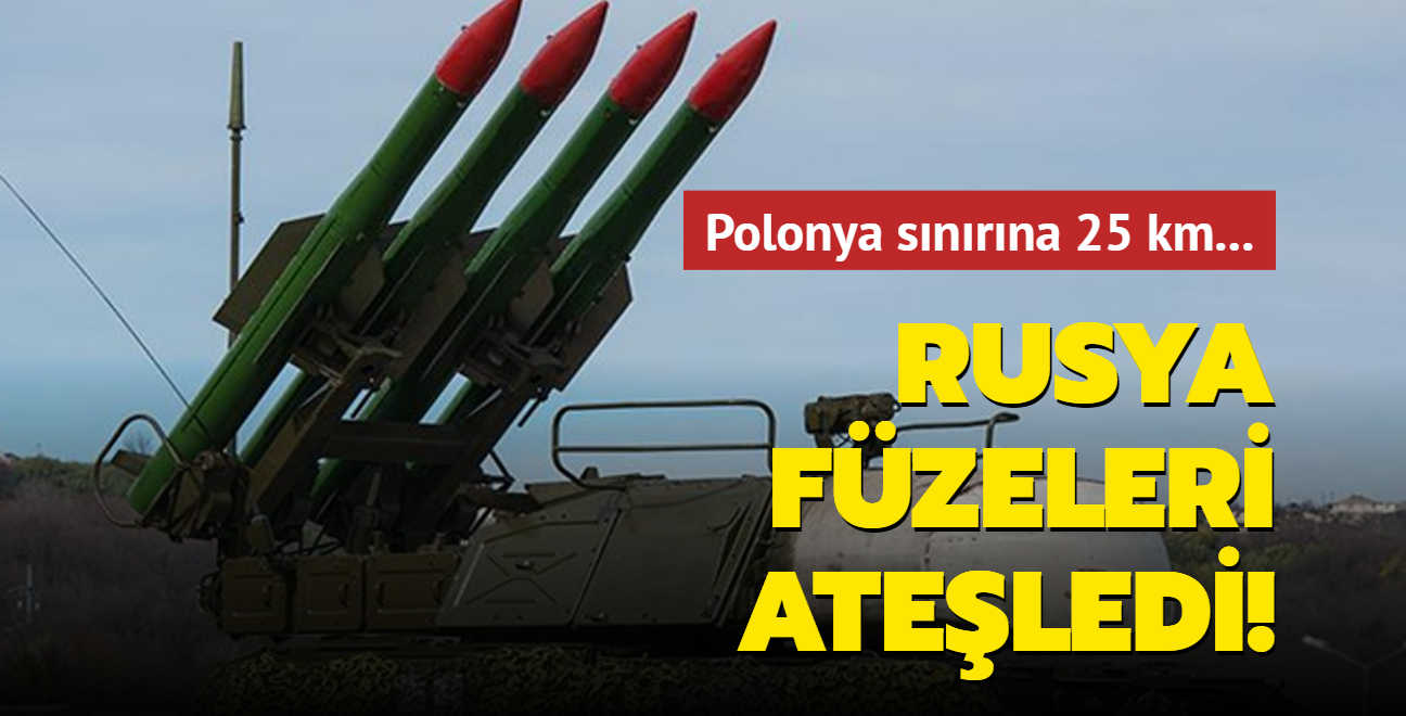 Rus füzeleri Polonya sınırındaki askeri üssü vurdu