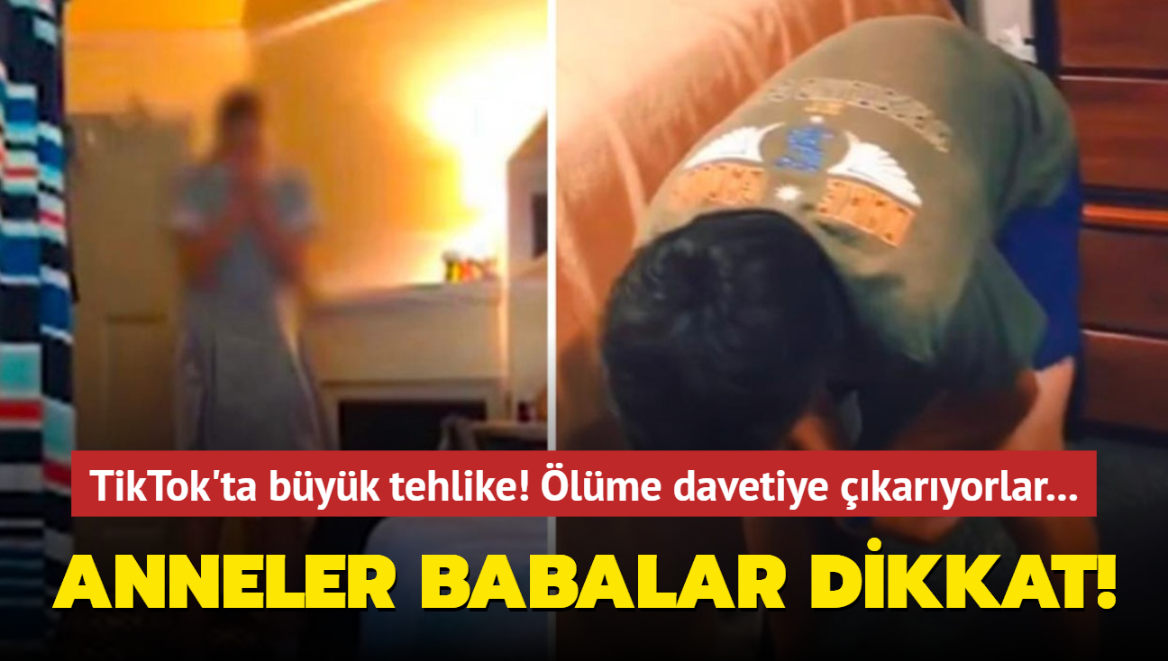 TikTok'ta byk tehlike! lme davetiye karyorlar... Anneler babalar dikkat!