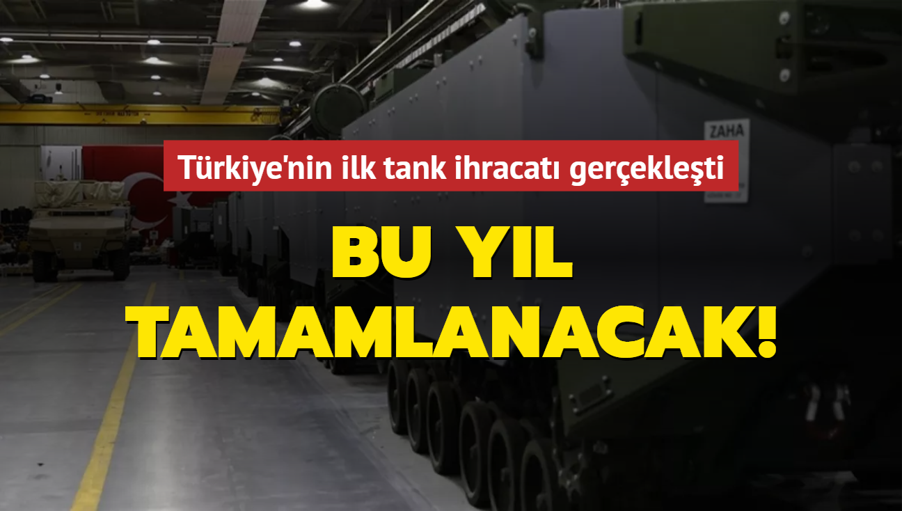 Trkiye'nin ilk tank ihracat gerekleti